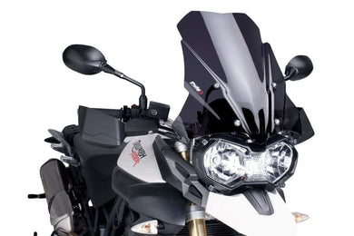 Puig Touring Screen To Suit Triumph Tiger 800 Models (Dark Smoke)