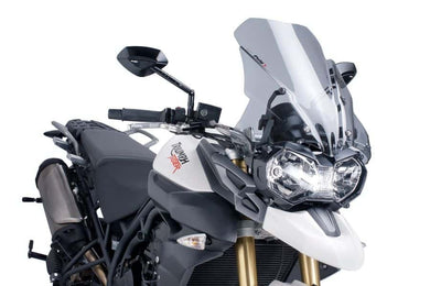 Puig Racing Screen for Triumph Tiger 800 2010-Onwards (Smoke)
