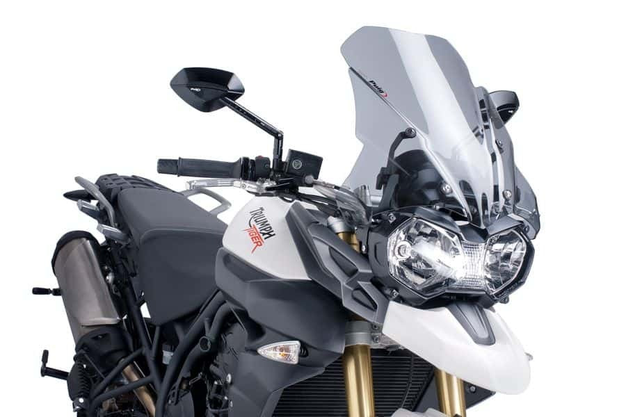 Puig Racing Screen for Triumph Tiger 800 2010-Onwards (Smoke)