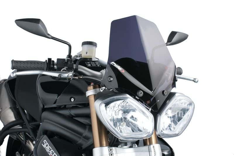 Puig New Generation Sport Screen to Suit Triumph Speed Triple/R Street Triple/R (Dark Smoke)