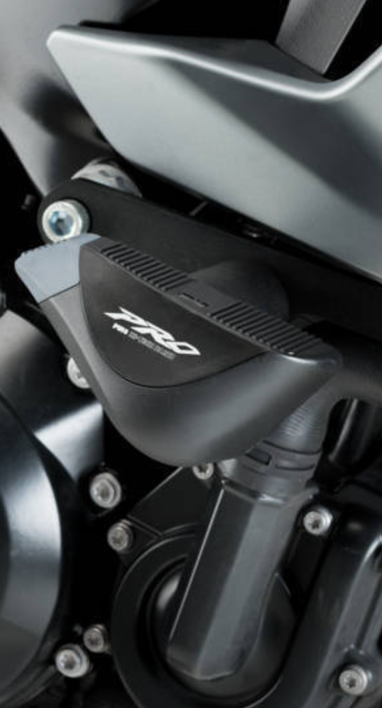 Puig Pro Frame Sliders To Suit Various Aprilia RSV4/Tuono Models (Black)