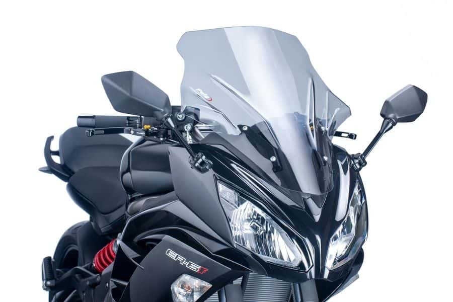 Puig Touring Screen To Suit Kawasaki ER-6F (2012-2016) - Smoke