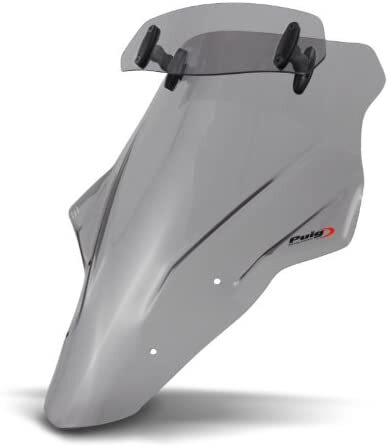 Puig Touring Screen + Visor Compatible WIth Kawasaki ER-6F 2012 - 2016 (Light Smoke)