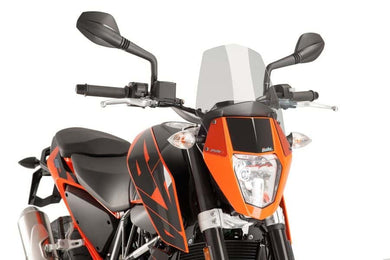 Puig New Generation Sport Screen For KTM 690 Duke/R (Light Smoke)