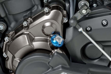 Puig 6157A Hi-Tech Oil Plug For Yamaha Models (Blue)