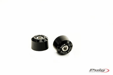 Puig Short Bar End Weights For Various Kawasaki Models (Black)