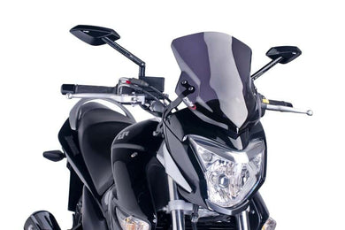 Puig New Generation Sport Screen For Suzuki Inazuma 250 (2013 - 2016) - Dark Smoke