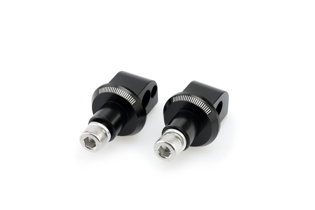 Puig Passenger Footpeg Adaptor For Various Suzuki Models (Black)