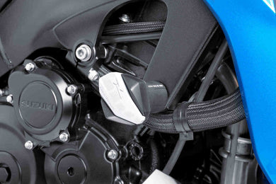 Replacement Rubber Covers For Puig R12 Frame Sliders (White)