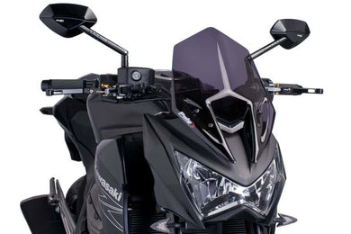 Puig New Generation Sport Screen For Kawasaki Z800/E 2013 - 2016 (Dark Smoke)