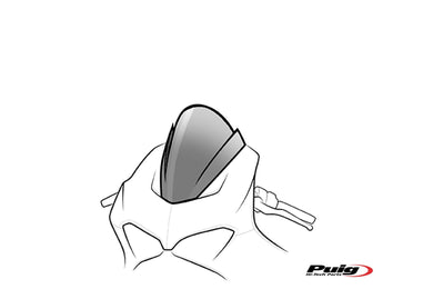 Puig Z-Racing Screen For Honda CBR500R (2013 - 2015) - Dark Smoke