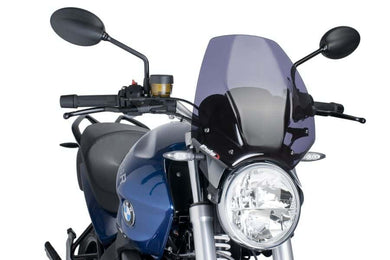 Puig New Generation Sport Screen Compatible with BMW R1200R 2006 - 2014 (Dark Smoke)