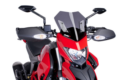 Puig New Generation Sport Screen For Ducati Hypermotard 821/SP/939/SP (Dark Smoke)