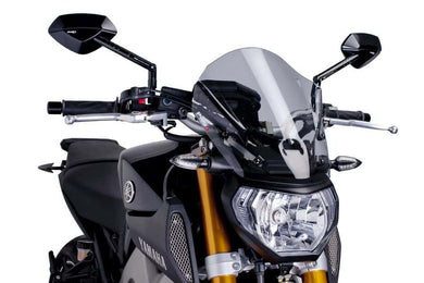 Puig New Generation Touring Screen For Yamaha MT-09 2013-2016 (Light Smoke)