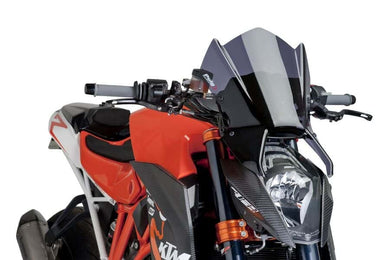 Puig New Generation Sport Screen For KTM 1290 Superduke R 2014 - 2016 (Dark Smoke)