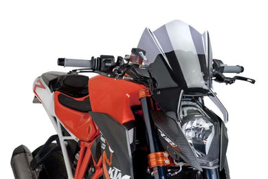 Puig New Generation Sport Screen For KTM 1290 Superduke R 2014 - 2016 (Dark Smoke)