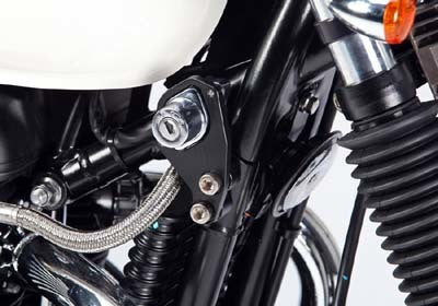 LSL Ignition Relocation Kit For Triumph Models(Colour:Silver)