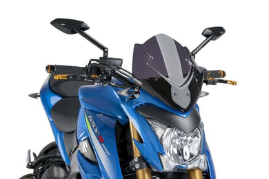 Puig New Generation Sport Screen Screen For Suzuki GSX-S1000 2015 - Onwards (Dark Smoke)