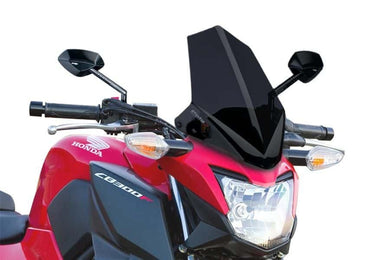 Puig New Generation Sport Screen For Honda CB300F (2015 - 2016) - Dark Smoke
