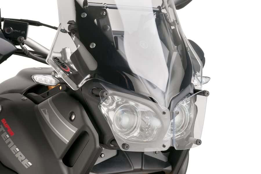 Puig Headlight Protector Compatible with Yamaha XT1200Z/ZE Super Tenere (Clear)
