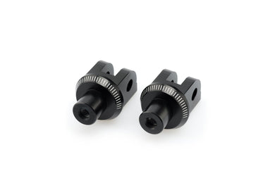 Puig Footpeg Adaptors For Various Kawasaki Models (Black)