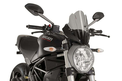 Puig New Generation Touring Screen For Various Ducati Monster Models (Dark Smoke)