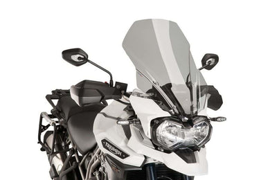 Puig Touring Screen For Triumph Tiger 1200 Models (2016 - 2017) - Smoke
