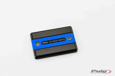Puig 9267A Brake Fluid Tank Cap For Yamaha Models (Blue)