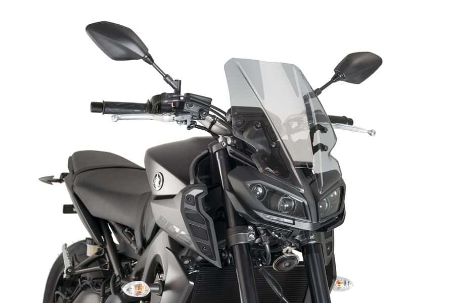 Puig Naked New Generation Touring Windshield To Suit Yamaha MT-09 2017 (Smoke)