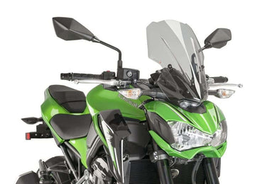 Puig New Generation Touring Screen For Kawasaki Z900 2017 - 2019 (Light Smoke)