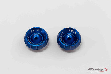 Puig Bar End Caps For Thruster Bar Ends (Blue)