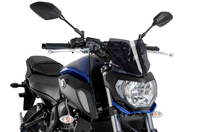 Puig New Generation Sport Screen To Suit Yamaha MT-07 2018-2020 (Dark Smoke)