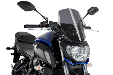 Puig New Generation Touring Screen For Yamaha MT-07 2018-2020 (Dark Smoke)