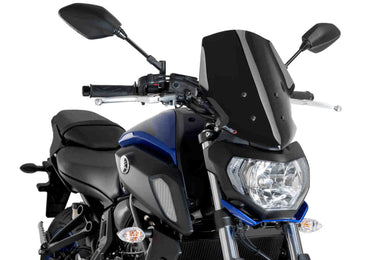 Puig New Generation Touring Screen For Yamaha MT-07 2018-2020 (Black)