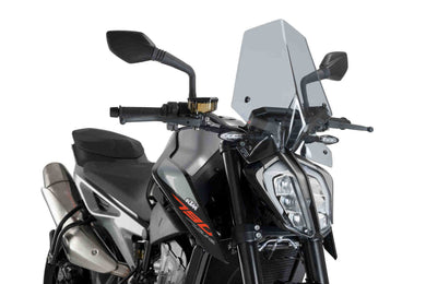 Puig New Generation Sport Screen To Suit KTM 790/890 Duke (Light Smoke)