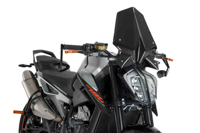 Puig Naked New Generation Sport Screen To Suit KTM 790/890 Duke (Black)