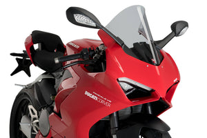 Puig R-Racer Screen For Ducati Panigale V2/V4 (Smoke)