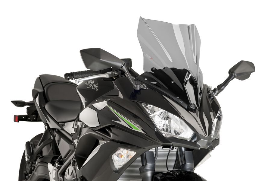 Puig Racing Screen For Kawasaki Ninja 650 2017-2019 (Light Smoke)