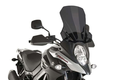 Puig Touring Screen For Suzuki V-Strom 650 (2017 - Onwards) - Dark Smoke
