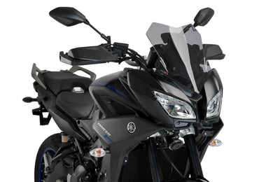 Puig Sport Screen To Suit Yamaha MT-09 Tracer / GT (2018 - Onwards) - Light Smoke