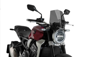 Puig New Generation Sport Screen For Honda CB1000R/650R Neo Sports Cafe (Dark Smoke)