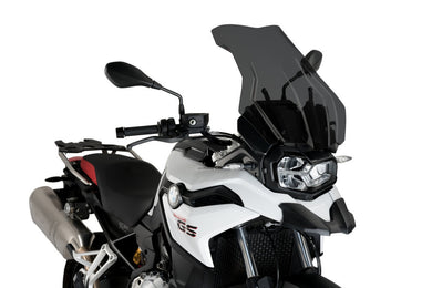 Puig Touring Plus Screen For BMW F750/850GS (2018 - Onwards) - Dark Smoke