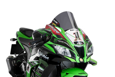 Puig R-Racing Screen For Kawasaki ZX-10R/RR/SE (Dark Smoke)