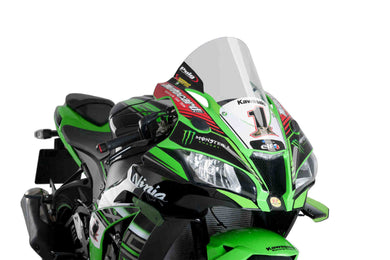 Puig R-Racer Screen For Kawasaki ZX10R (2016-2020) - Clear