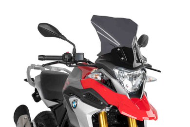 Puig Touring Screen To Suit BMW G310GS (2017-2020) (Colour: Dark Smoke)