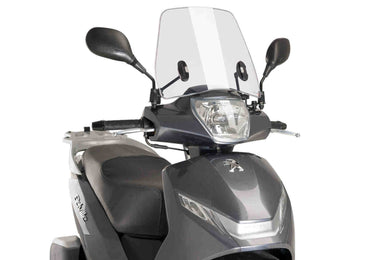 Puig Trafic Screen For Peugeot Belville 125 (2017 - 2020) - Clear