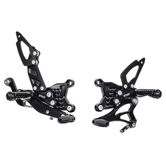 Bonamici Racing Rearsets With Kit To Suit Aprilia RSV4 RF / Tuono V4 2017 - Onwards