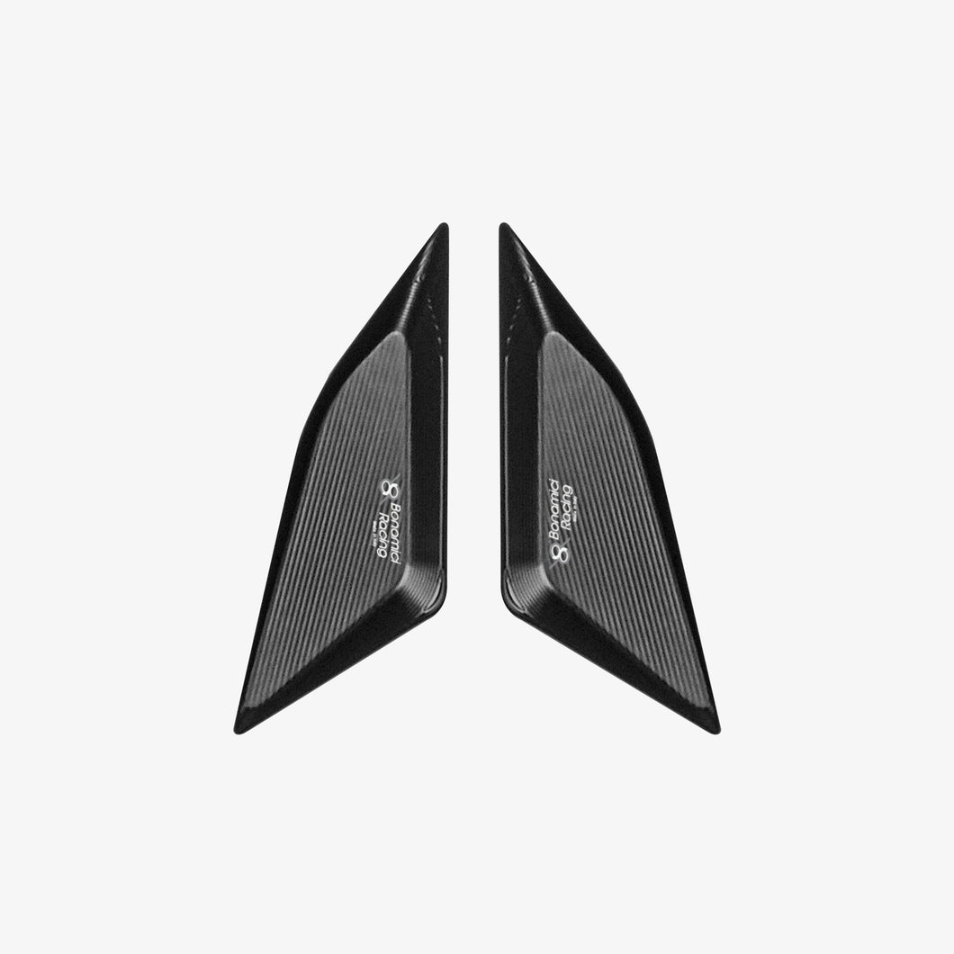 Bonamici Racing Aluminum Blocks mirror DucatiPanigale V2/V4 BLACK
