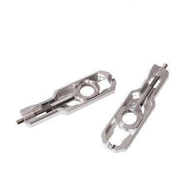 Bonamici Racing Chain Adjuster For Honda CBR1000RR Fireblade (2017-2018) [Colour: Silver]