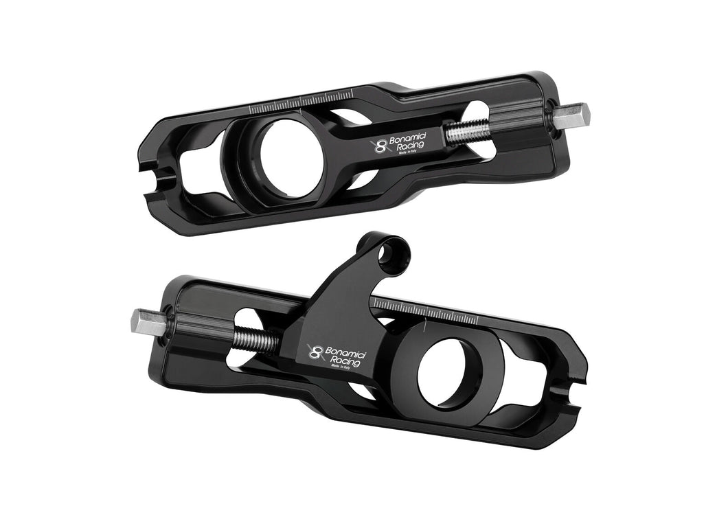 Bonamici Racing Chain Adjuster With Caliper Support For Yamaha YZF-R6 (2017 - Onwards) - Black